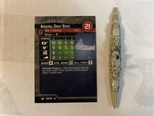 Admiral Graf Spee Axis  Allies War at Sea Base Set 34/64 Rare Heavy Cruiser