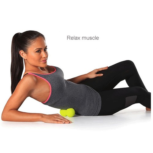 Peanut Lacrosse Massage Ball Trigger Point Yoga Therapy Myofascial Release Tools - Picture 6 of 20
