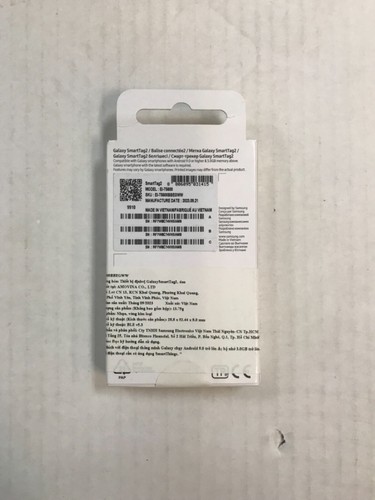 Samsung Galaxy Smart Tag2 EI-T5600BBEGEU Bluetooth Item Finder 120M - Noir - Photo 2 sur 2