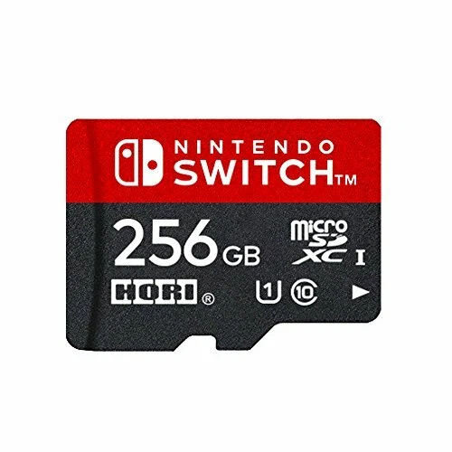 NEW HORI Nintendo Official Switch 256GB micro SD Memory Card w adapter JAPAN FS
