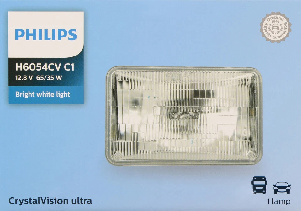84-88 Fiero GT SE фары лампа фары HIGH / LOW CRYSTALVISION PHILIPS - Изображение 2 из 3