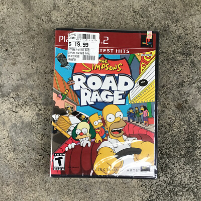 Simpsons Road Rage GREATEST HITS (PlayStation 2, PS2 2002