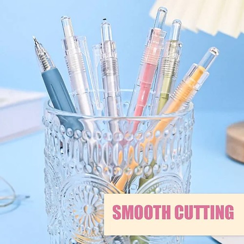 Press Engraved Pen Student Manual Diy Tool Morandi Color Handmade Paper Cut - Picture 19 of 34