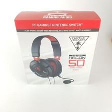 Turtle Beach Recon 50 Gaming Headset Wired Black / Red New / Open Box