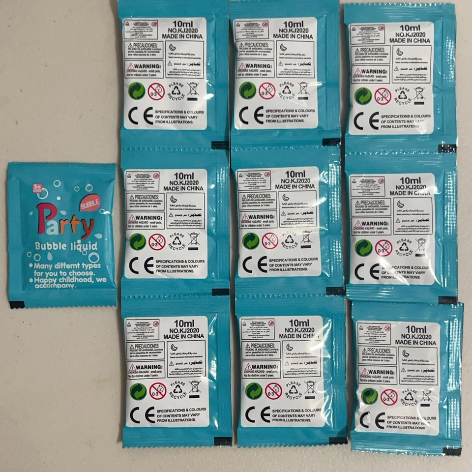 Концентрат пузырьки жидкое мыло пробник мешок 10 мл/п пузырьковый пистолет аксессуары 10 шт. - Изображение 2 из 4