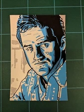 Tim Doyle Mini The Wire HBO Roland Pryzbylewski Prezbo Screenprint Handbill
