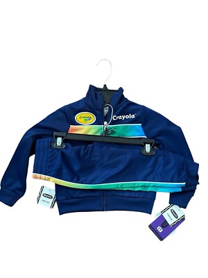Crayola 2 Piece Track Suit Set Size 2T NWT- sport jacket/pants outfit
