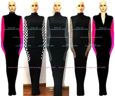 Sexy Women Men Mummy Costumes Unisex Spandex Sleeping Bag internal Sleeves F817