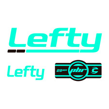 Adesivi forcella STAR SAM® Bici Lefty Cannondale PBR 29er nero 26" adesivi