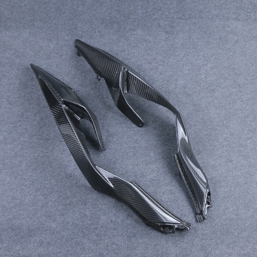For Kawasaki ZX6R Dry Carbon Fiber Motorcycle Rear Tailstock Side Panel Replace - Picture 6 of 7