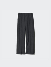  ASK availability first UNIQLO Brushed jersey wide pants new