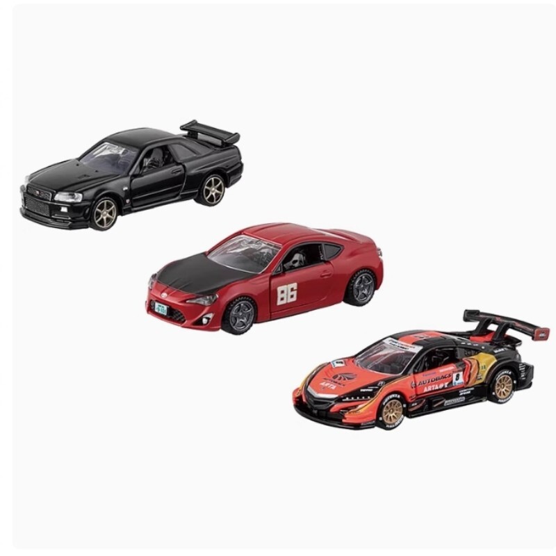 トミカコレクションシリーズ　ホンダNSX・フェラーリ・トヨタ86ミニカーセット ミニカーショップ ケンボックス 【未開封品】トミカ 特注