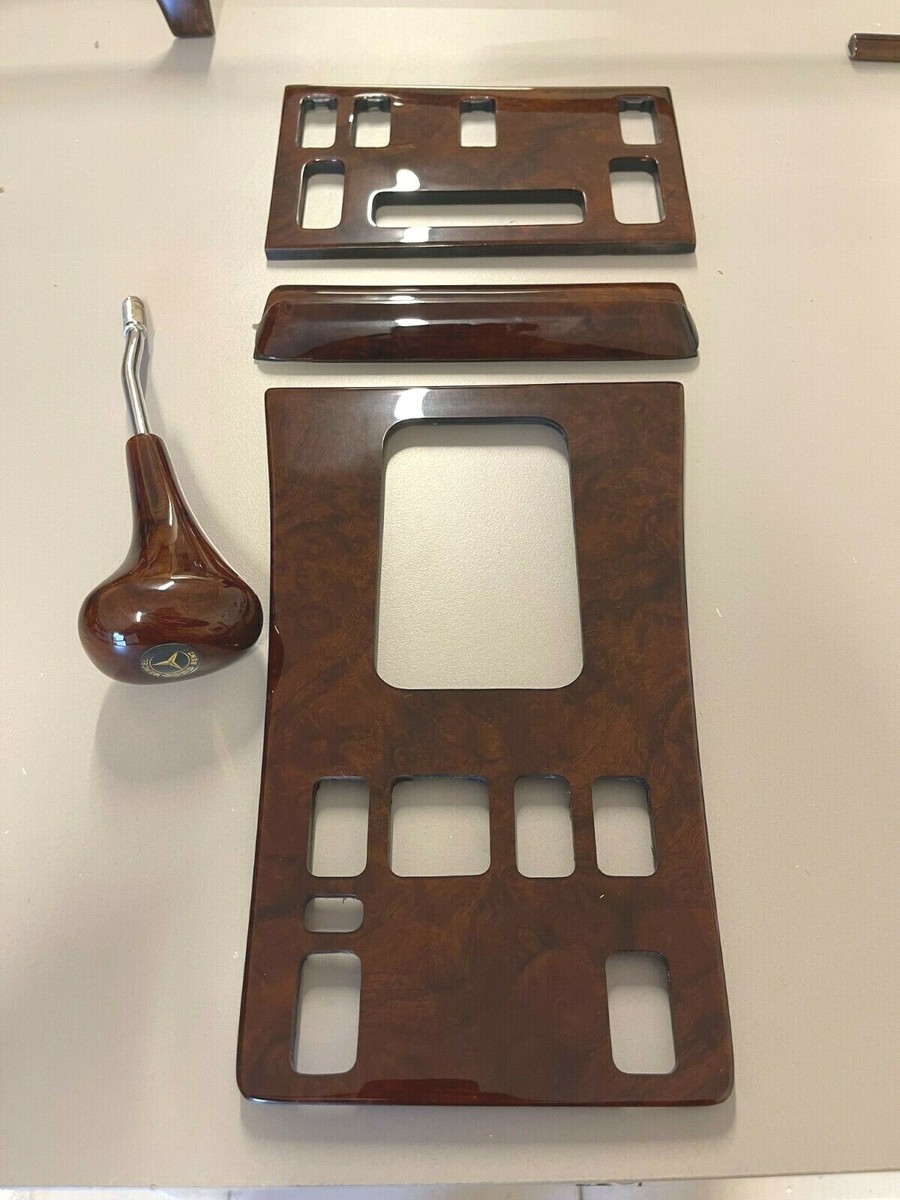 For Mercedes Benz W126 Walnut Wood AC Panel, Shifter Frame