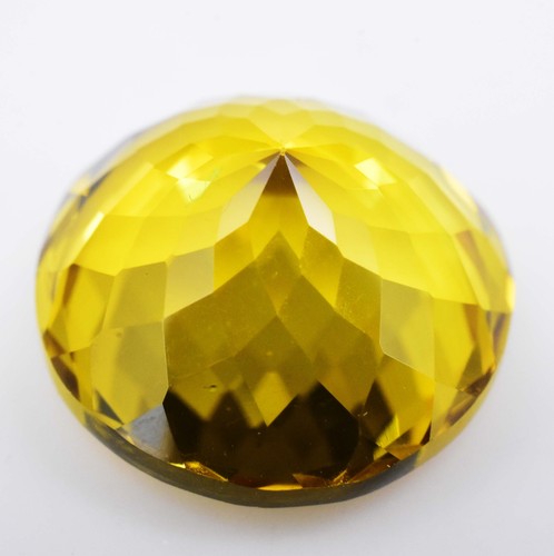 Natural Topazolite Garnet 14.75 Ct Round Certified Flawless Loose Gemstone - Picture 3 of 4