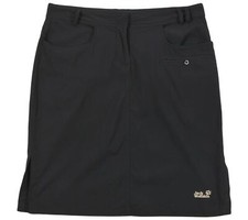 Mini jupe courte femme Jack Wolfskin Travel ourlet fendu noir taille EU-40