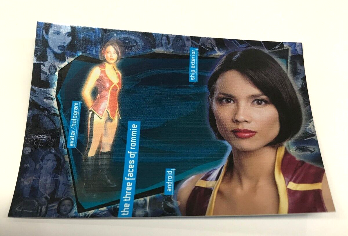 2001 INKWORKS ANDROMEDA TRADING CARD THE THREE FACES OF ROMMIE CHASE ...