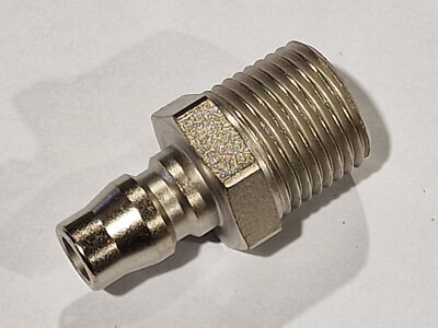 Rectus Serie 13 Schnellspann-Kupplungsstecker mit konischem BSP-Außengewinde