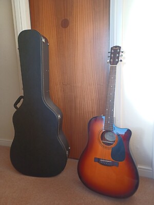 Fender Halbakustikgitarre CD 60 CE SB mit Hardcase