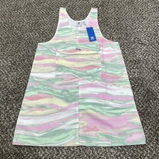 adidas Originals Dress Womens Size Small GN4289 Front Pocket Multicolor Pink 50
