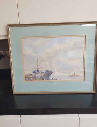 Large Framed Watercolour "Istanbul" by Winton Aldridge (1906-1997) English - Picture 12 of 14