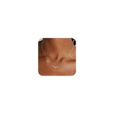 CZ Diamond Pendant Gold Necklace for Women Dainty 14k Gold Plated Choker Neck...