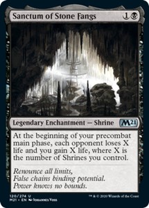 Sanctum of Stone Fangs - Foil x1 - Magic Core Set 2021 - NM-Mint, English - Magi
