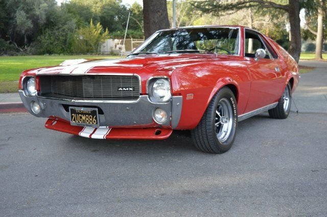 1968 American Motors AMX  1968 American Motors AMX 390 Gorgeous Condition Rare 4 Speed Manual Red   Manual