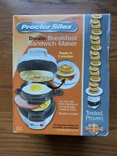Proctor Silex Breakfast Sandwich Maker - Brand New
