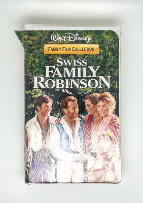Vintage SWISS FAMILY ROBINSON Walt Disney Classics VHS Tape Clamshell ...