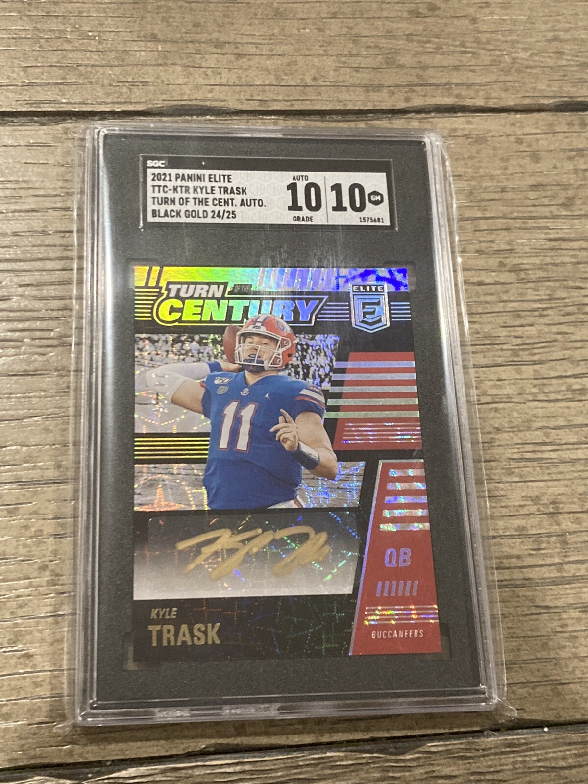 Kyle Lauletta Panini Donruss Elite Turn of the Century Autograph #KL Gold