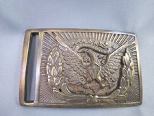 U.S. Civil War Hardee Eagle w/ Wreath Cast Brass Sword Belt Buckle Repro Union