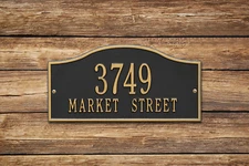 Rolling Hills Personalized Address Plaque