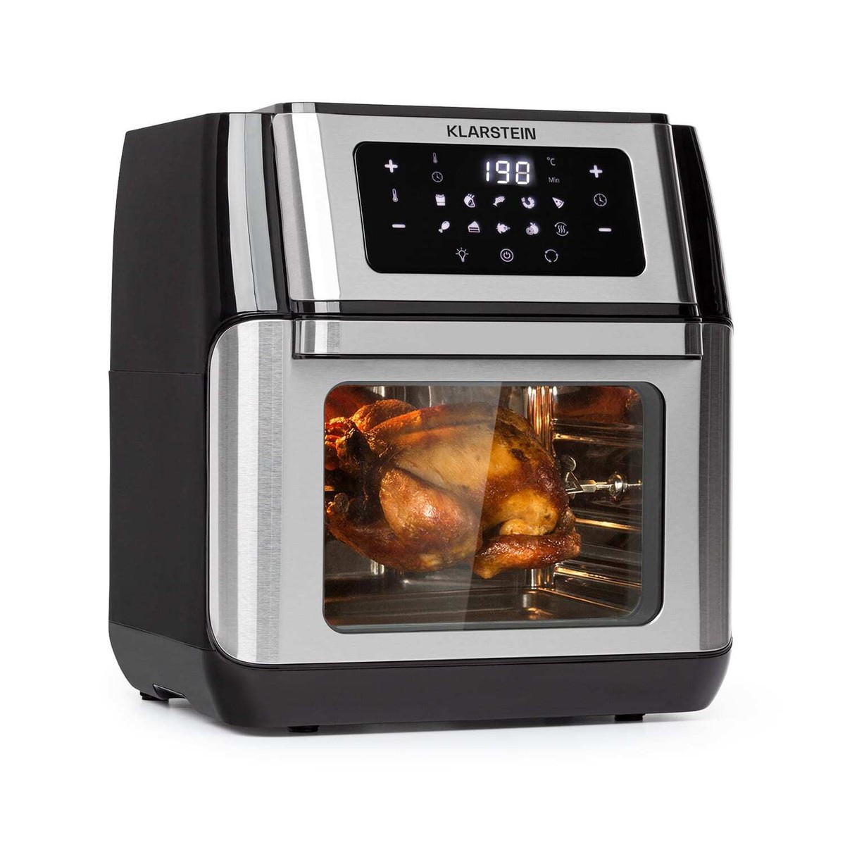 Air Fryer Kitchen Power deep cooker 360° rotation 1500W 10L black