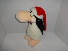 Dakin Opus 1987 Penguin Santa Hat Bow Tie Plush Christmas 13  Stuffed Large