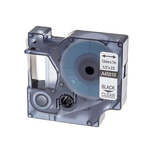 Black on Clear Label Tape For DYMO LabelManager 3350 350D 360D 400 420P