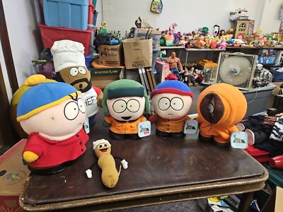Vintage South Park Plush Lot Of 5 1998 Plush NWT 