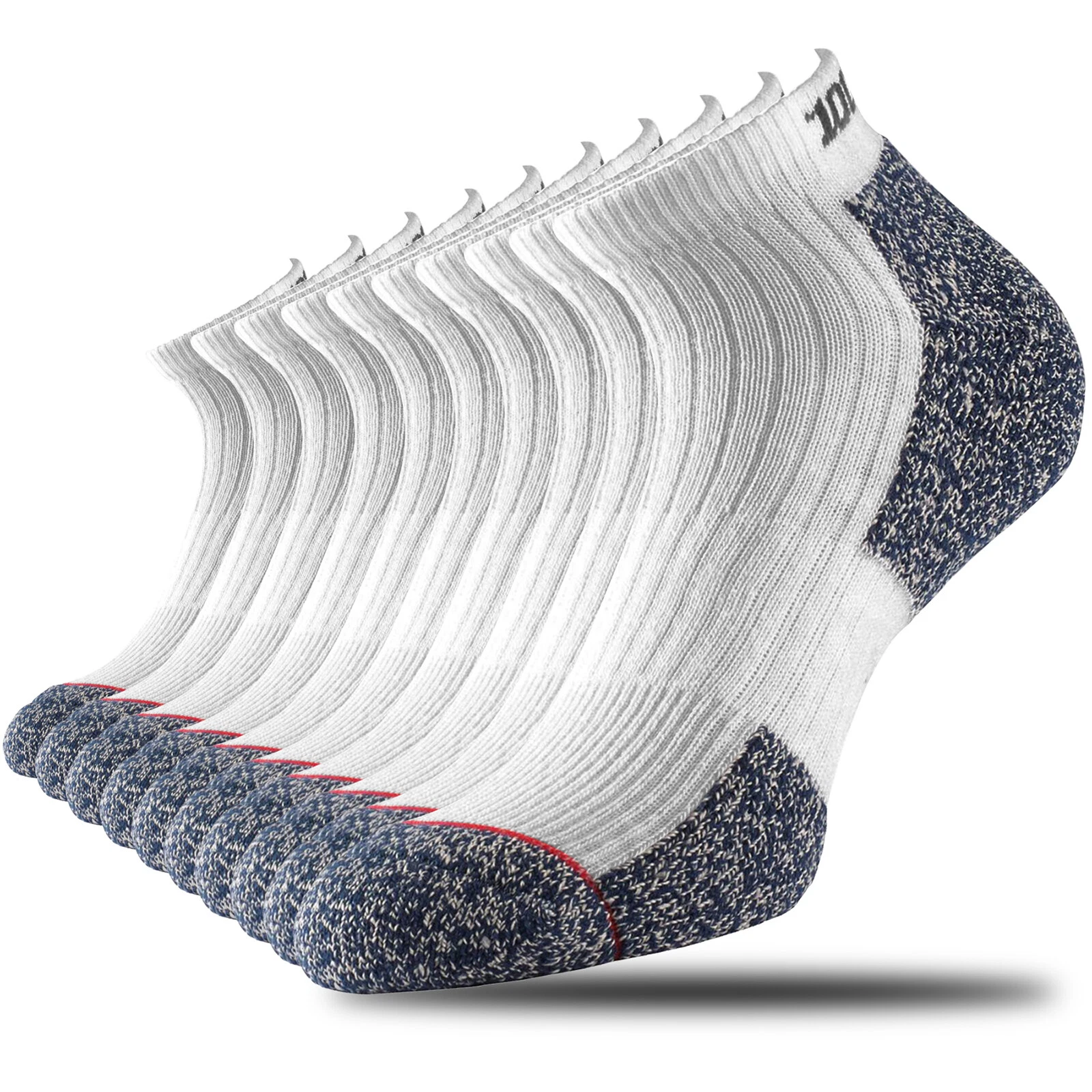 10 Pair Multi-Pack | 1000 Mile Ultra Ankle Gym Workout Running Socks UK 3 - 5.5