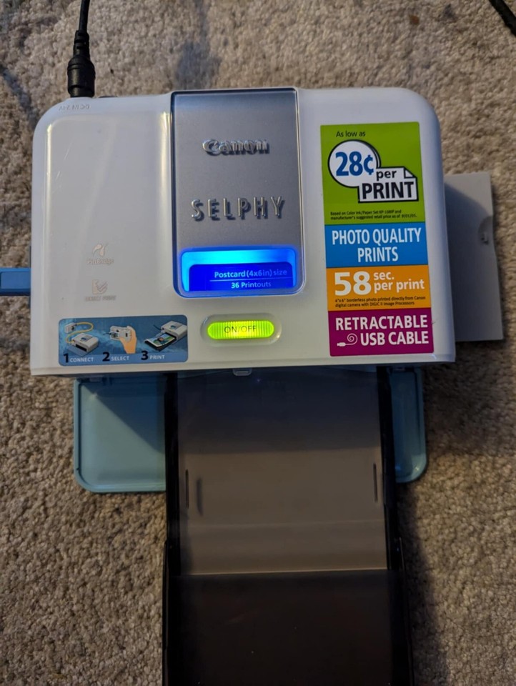 Canon SELPHY CP510 Digital Photo Thermal Printer 13803056921 eBay