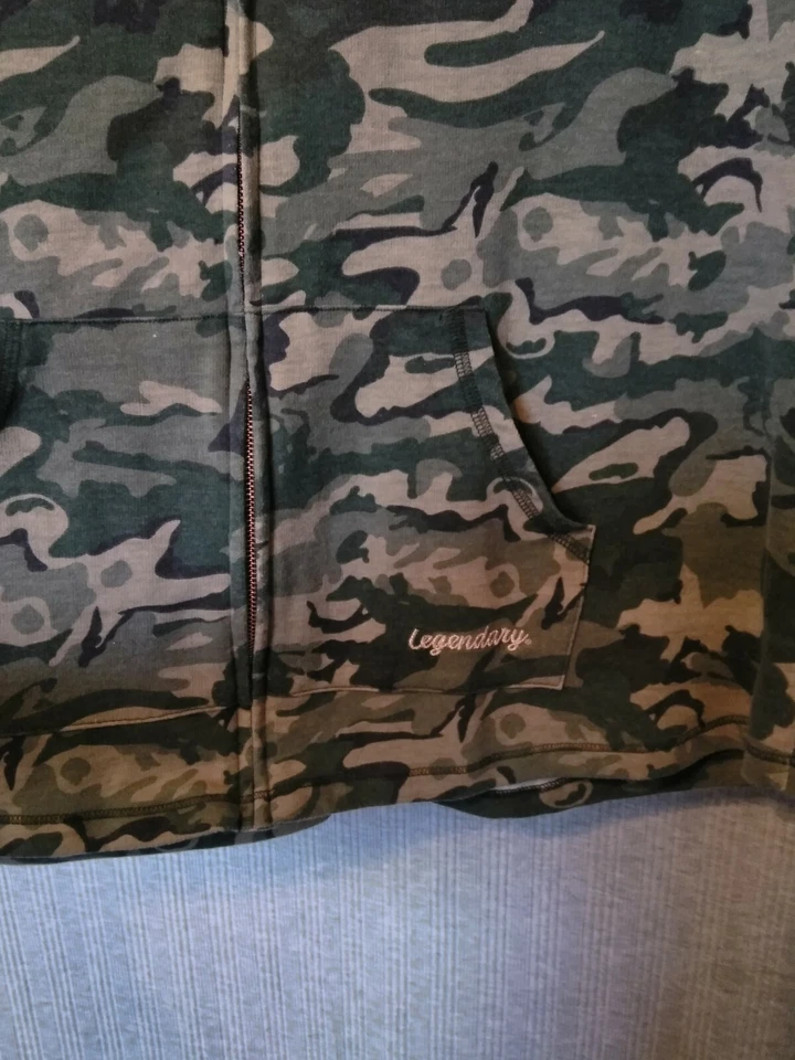 Legendary Whitetails Sudadera con Capucha Camuflada Manga Larga Cremallera Completa Logo Talla XXL Foto 2 de 4