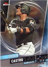 2019 Finest #61 Starlin Castro Miami Marlins