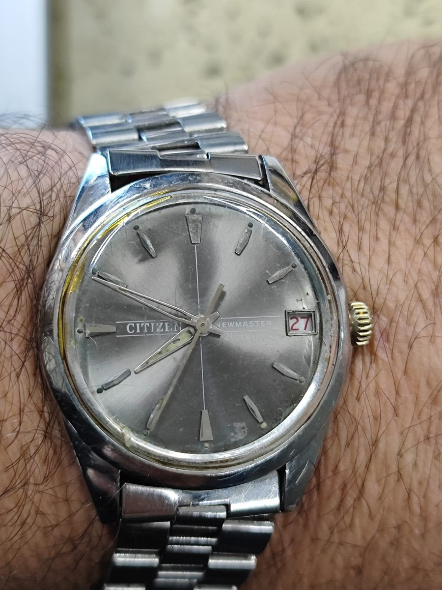 VINTAGE CITIZEN New Master 63-1019 cal 1802 winding Men's Movement