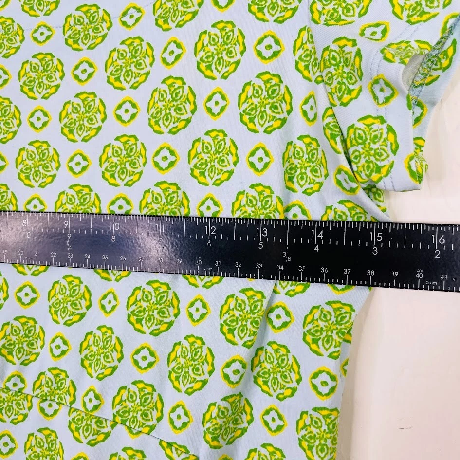 VETEMENTS Abito tubino donna J McLaughlin Catalina in tessuto taglia S verde floreale resort mini