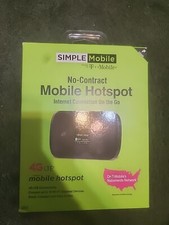 T-Mobile -Simple Mobile No-Contract Mobile Hotspot - Black