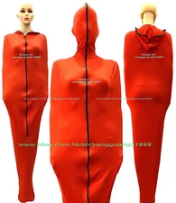 Unisex Mummy Costumes Body Bags Red Spandex Sleeping Bag + internal Sleeves F806