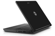 3D CARBON FIBER Vinyl Lid Skin Cover Decal fits Dell Latitude 3340 3350 Laptop