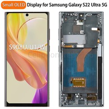 New OLED Display LCD Touch Screen for Samsung Galaxy S22 Ultra S908U/U1/W Green