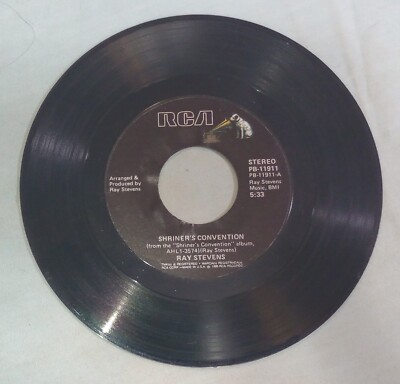 Ray Stevens: Shriner's Convention / You're Never Goin' To Tampa With Me - 45 RPM