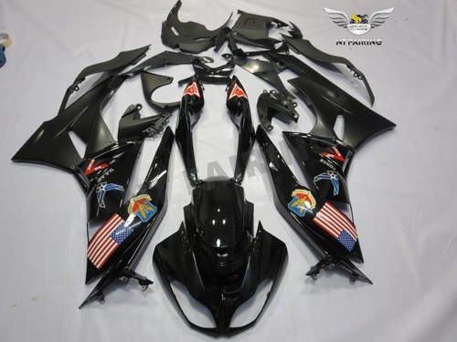 NT-Fairing Vivid Black ABS Fairing Bodywork Kit For Kawasaki Ninja ZX6R 636 (2009-2012) – Full Set, Pre-drilled, Injection Molded
