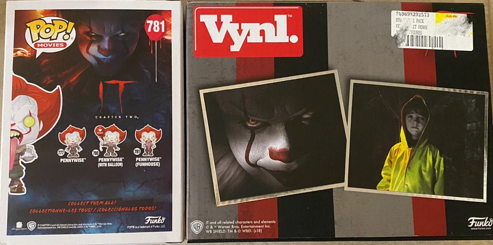Figura Vinilo Coleccionable Stephen King It Película Pennywise El Payaso y Georgie 2 Foto 2 de 4