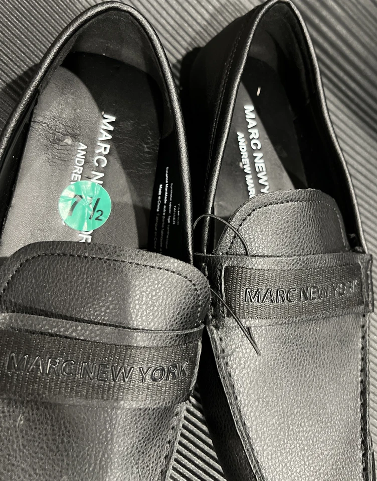 ZAPATOS SIN CORDONES MARC NEW YORK PARA HOMBRE COLOR NEGRO TALLA 7,5 Foto 4 de 4